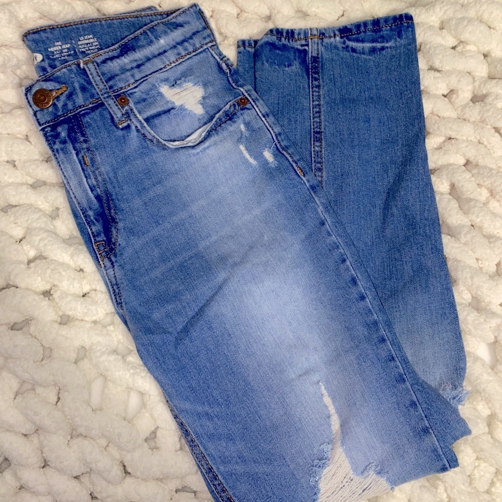 Straight Jeans Distressed
